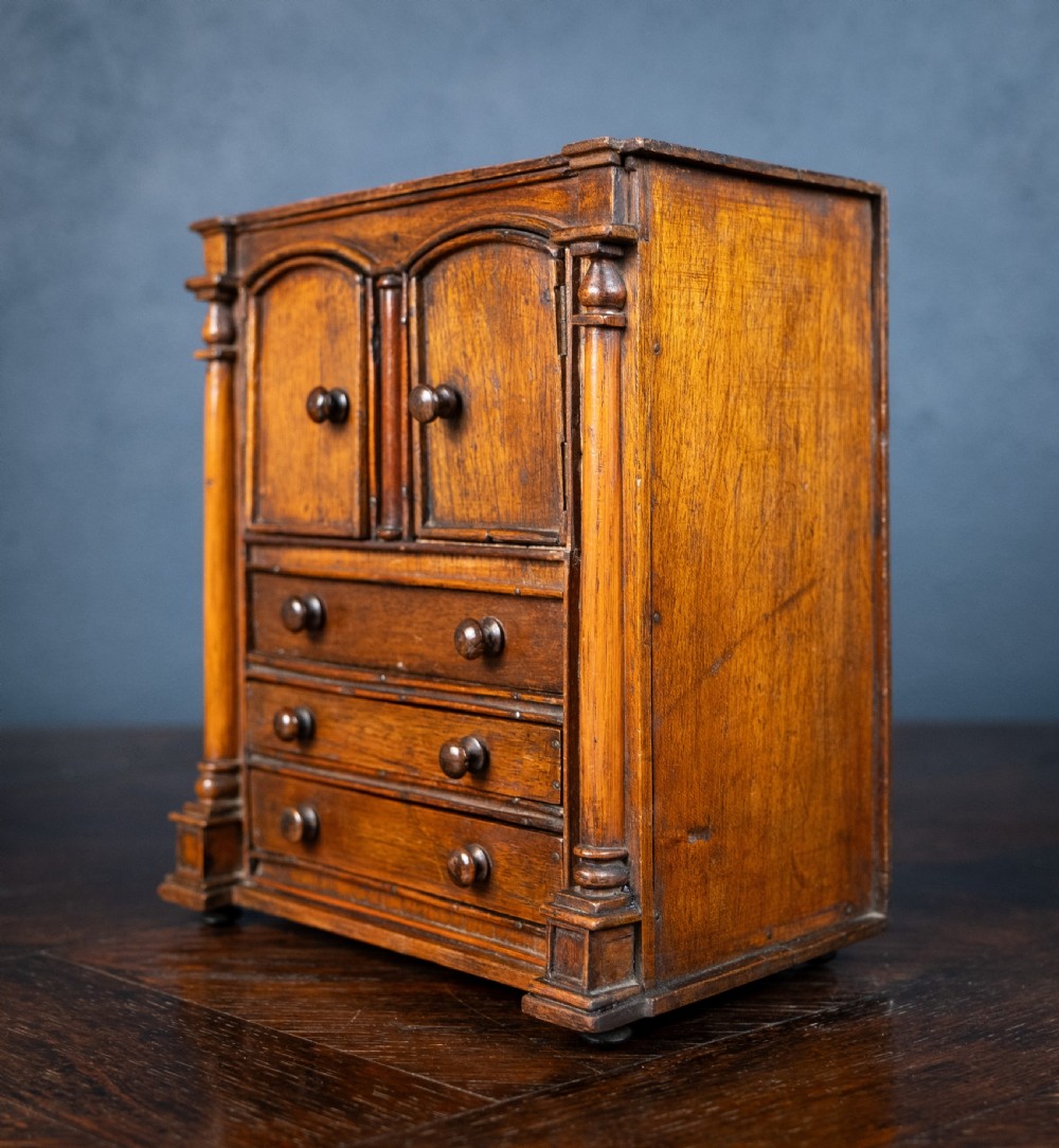 19th Century Miniature Cupboard Apprentice Piece View XX