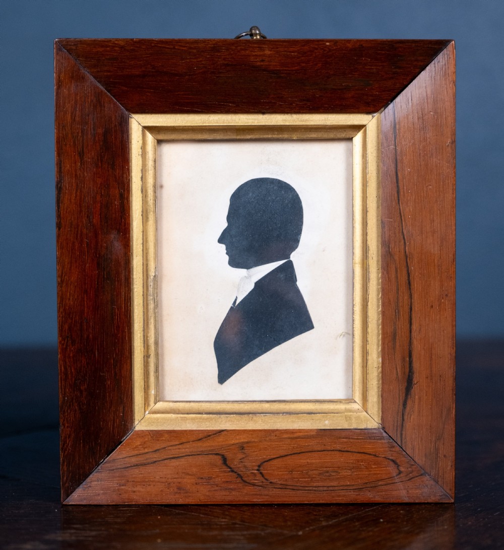 Pair of 19th Century Silhouettes, 'Barbara' & 'William'. View V