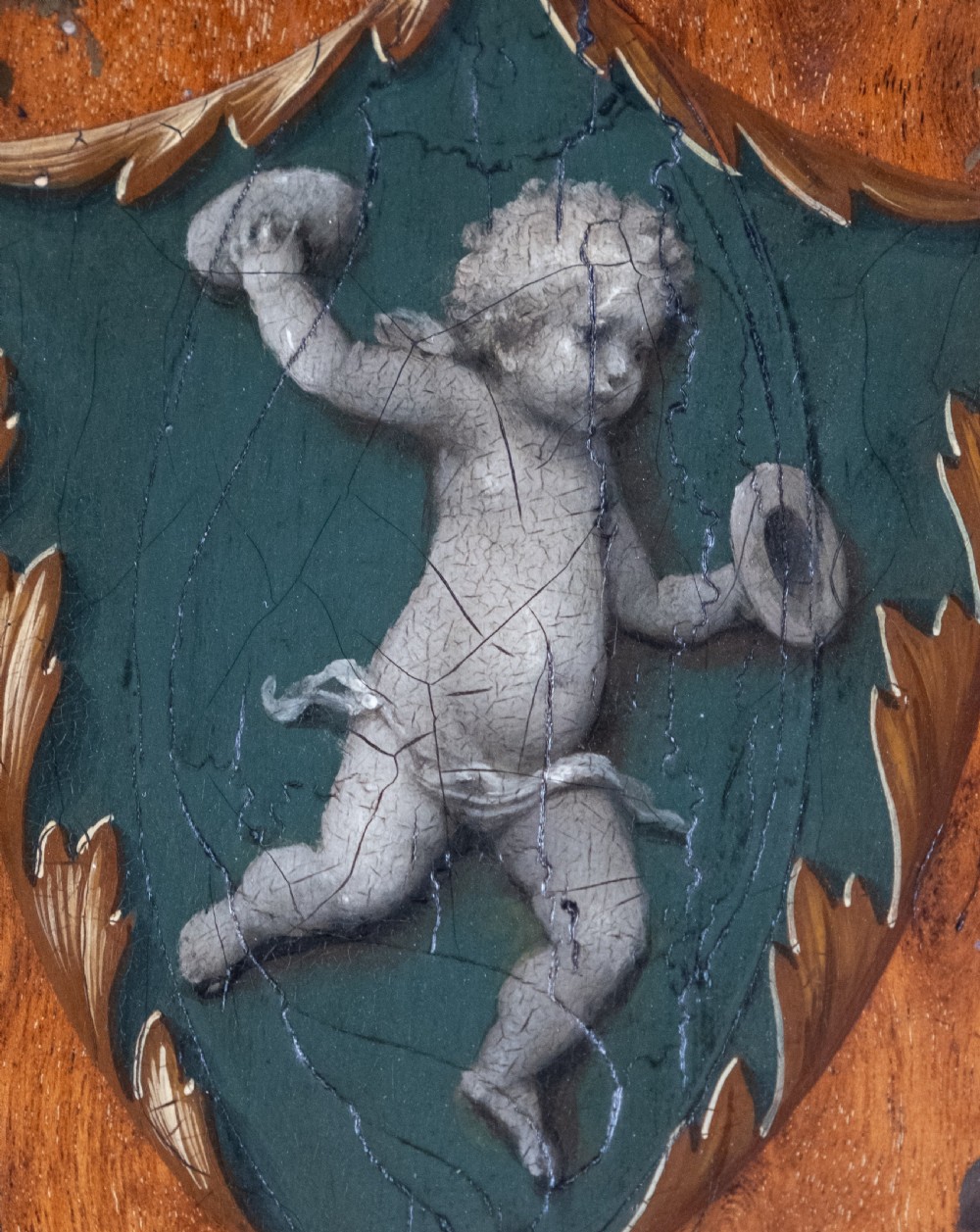 George III Sheraton Period Painted Knife Box, c.1790 View V