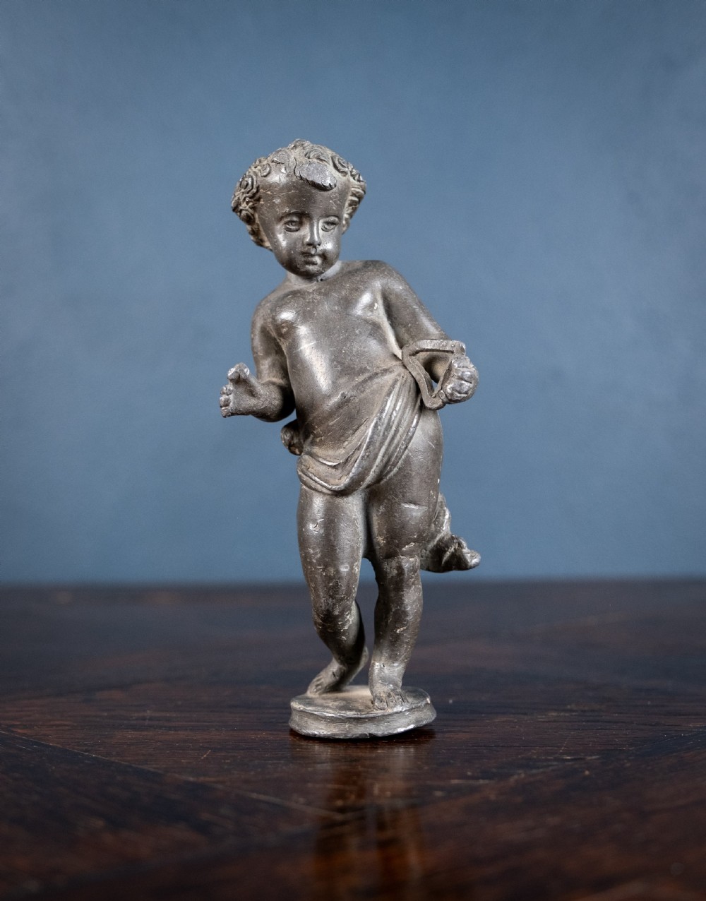 18th Century Lead Putto Figure