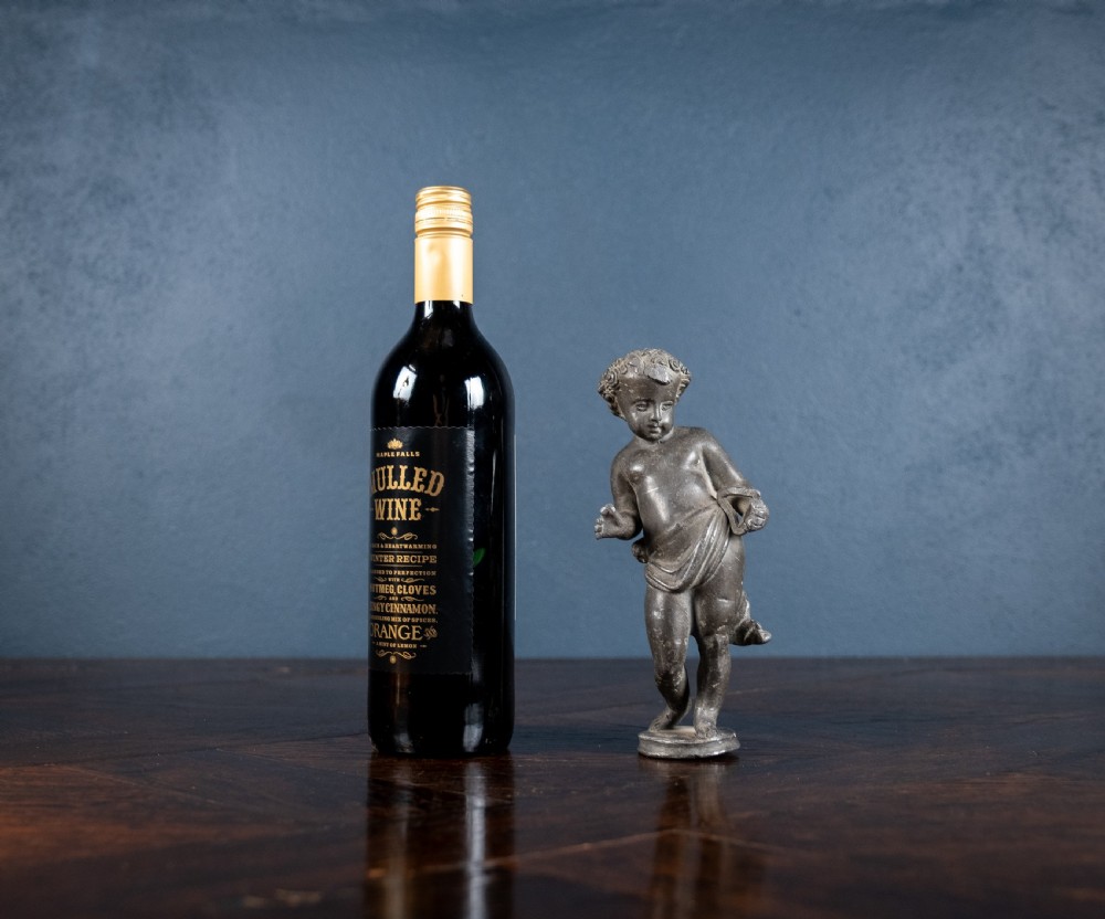 18th Century Lead Putto Figure View II