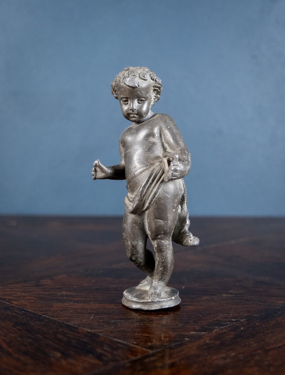18th Century Lead Putto Figure View V