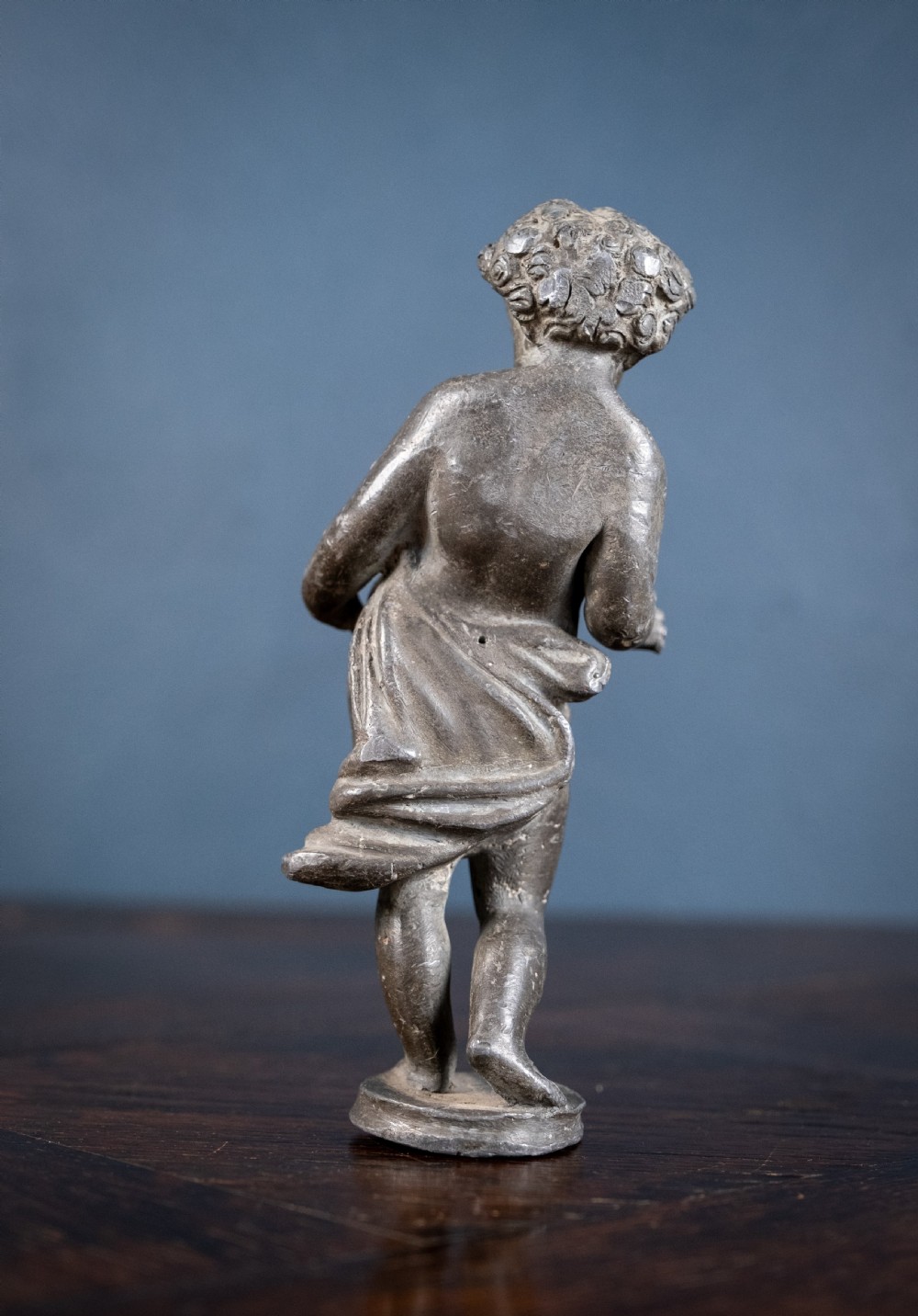 18th Century Lead Putto Figure View VI