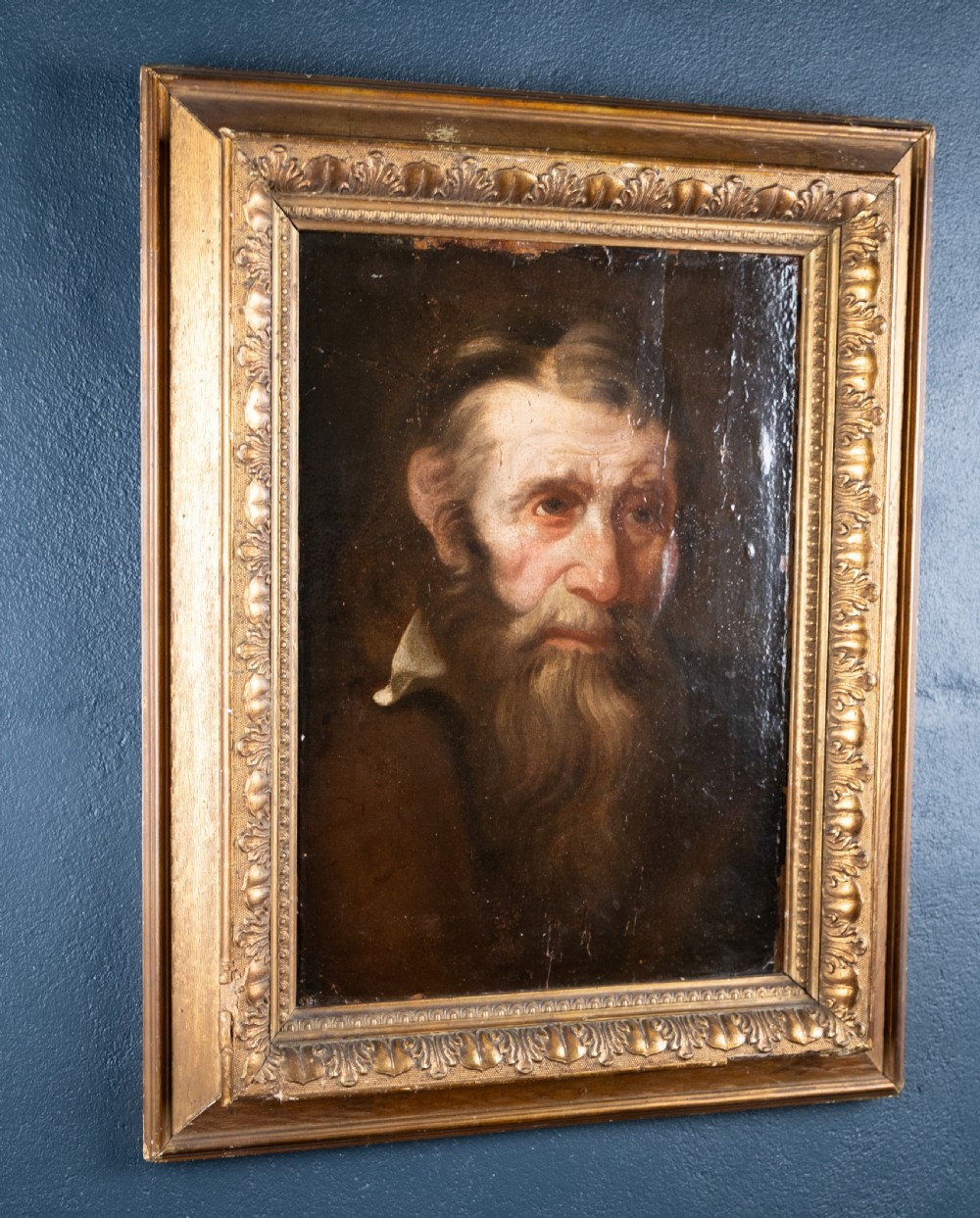 18th Century Portrait Of A Gentleman - Old Master School. Oil on Panel. View VI