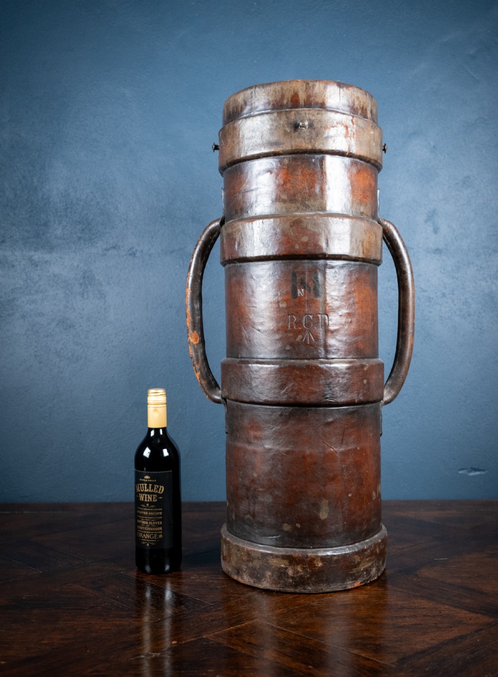 First World War Leather Artillery Shell Carrier View II