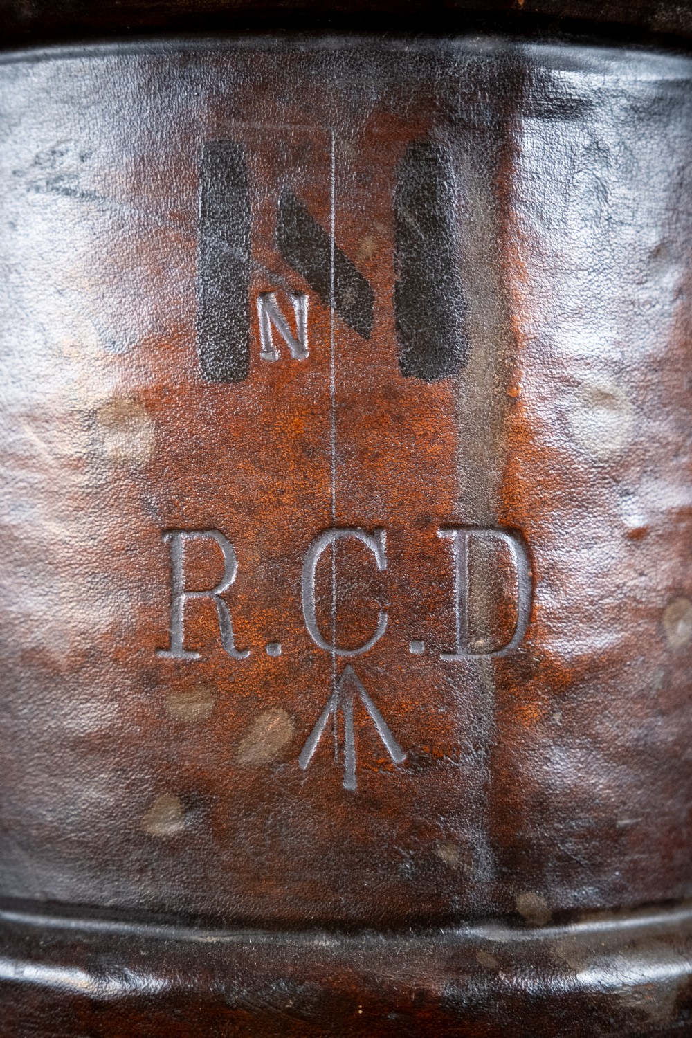 First World War Leather Artillery Shell Carrier View IV