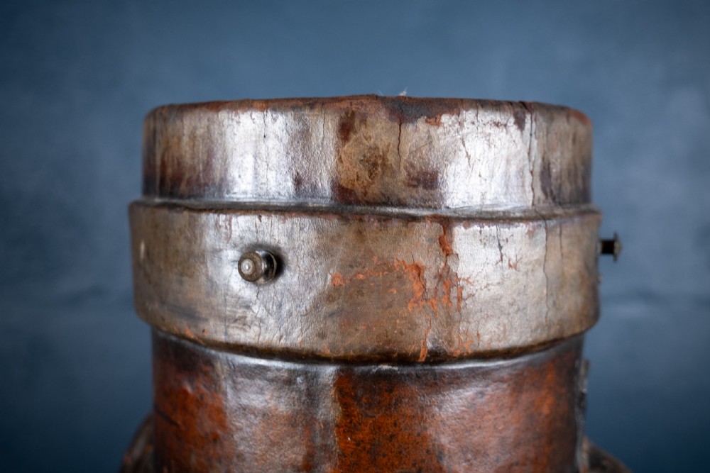 First World War Leather Artillery Shell Carrier View X