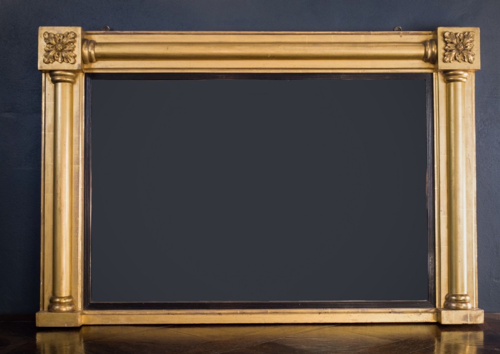 Regency Giltwood Overmantle Mirror, c.1830