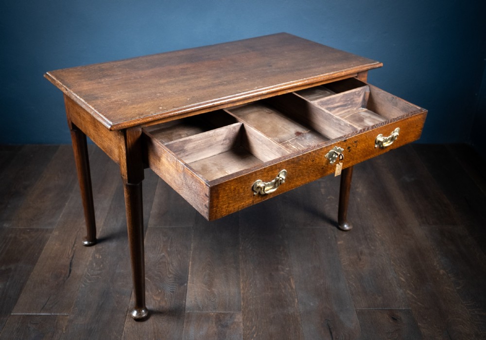 George III Oak Writing Table View II