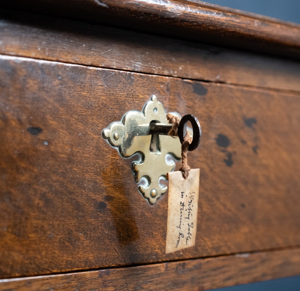 George III Oak Writing Table View IV