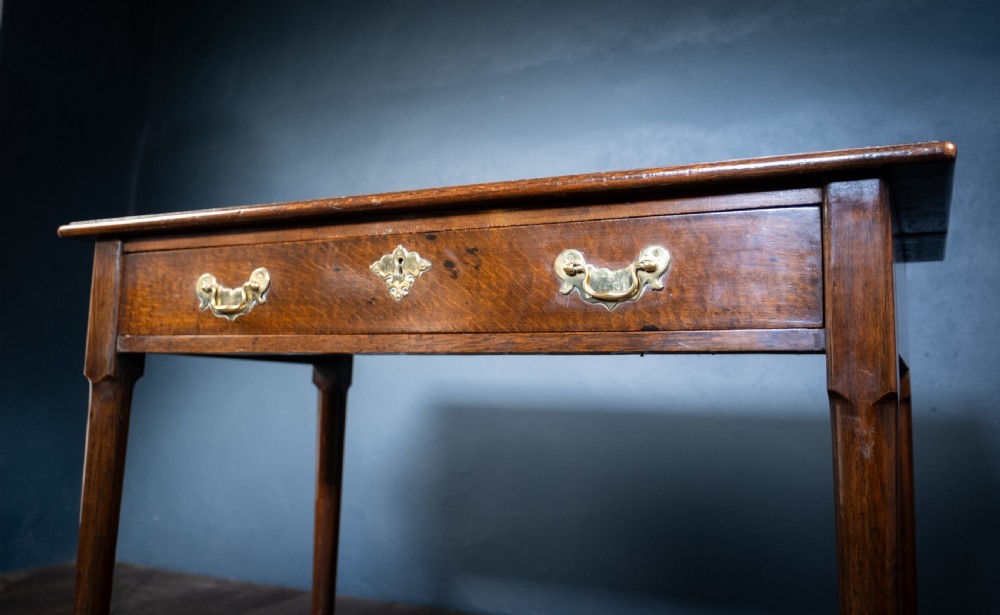 George III Oak Writing Table View IX