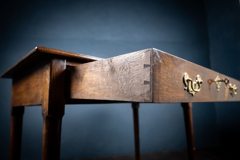 George III Oak Writing Table View XVI