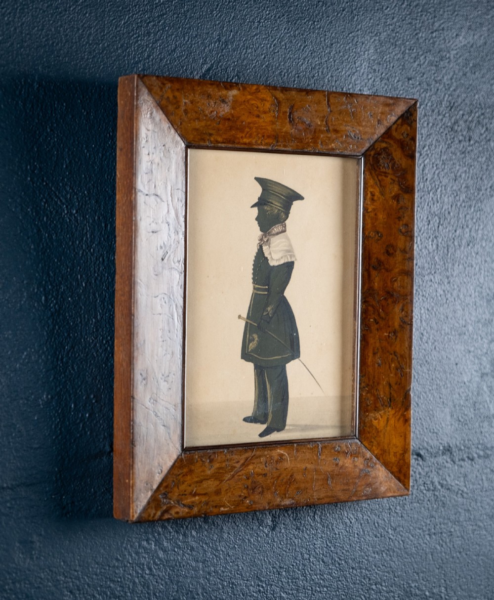Silhouette of William Fairfax Spofforth by Mr Raper. Dated June 22nd 1836. View II