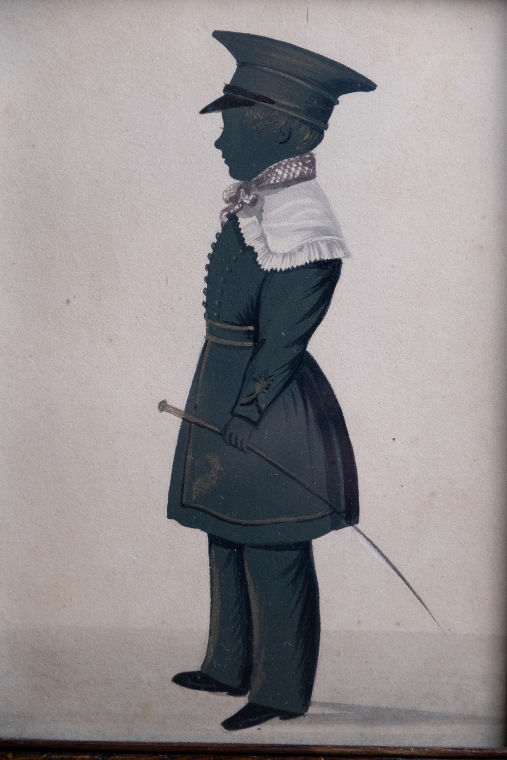 Silhouette of William Fairfax Spofforth by Mr Raper. Dated June 22nd 1836. View IV