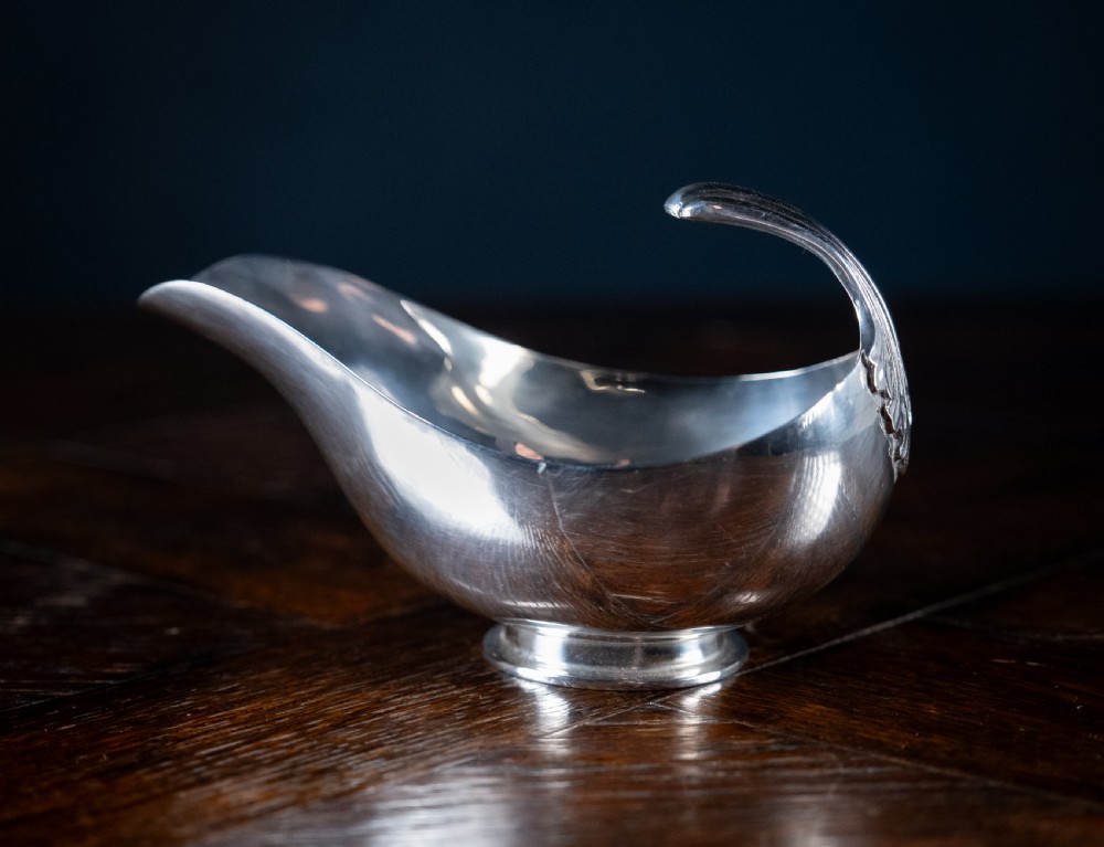 George V Silver Sauce Boat by S. Blackensee & Son, Chester View V