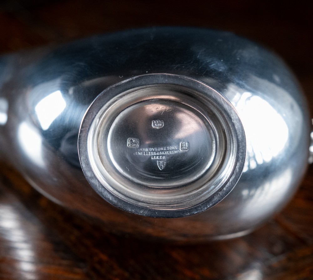 George V Silver Sauce Boat by S. Blackensee & Son, Chester View VII