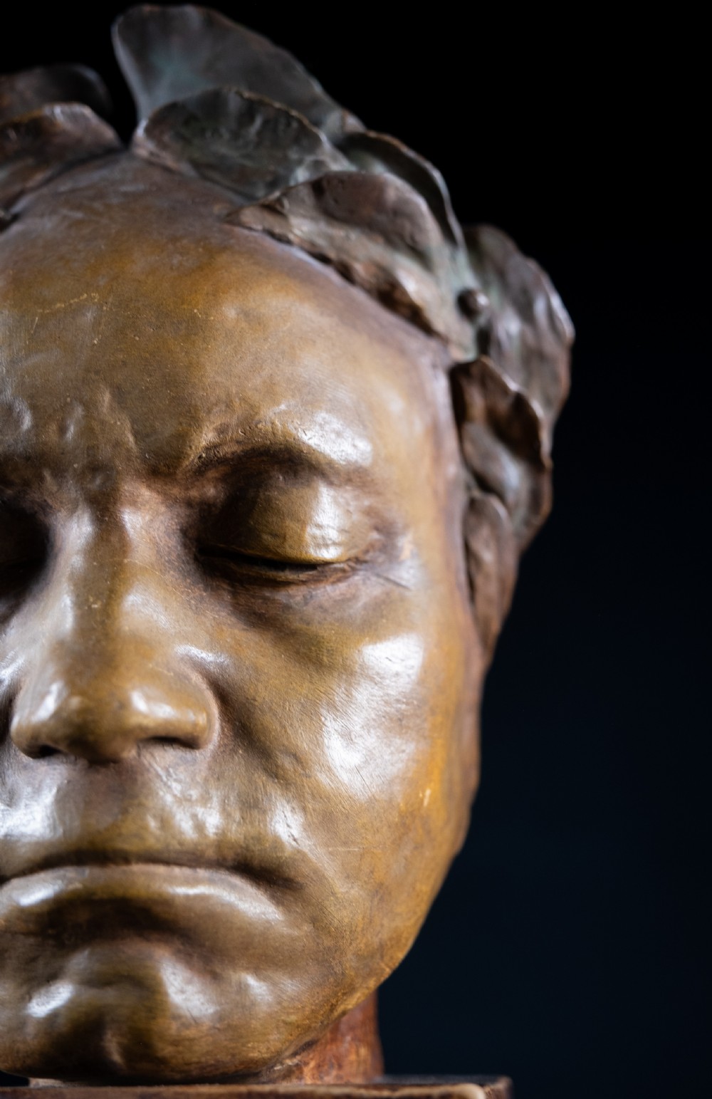 Friedrich Goldschieder Bust Of Ludvig Van Beethoven After Franz Klein (1779-1840) View II