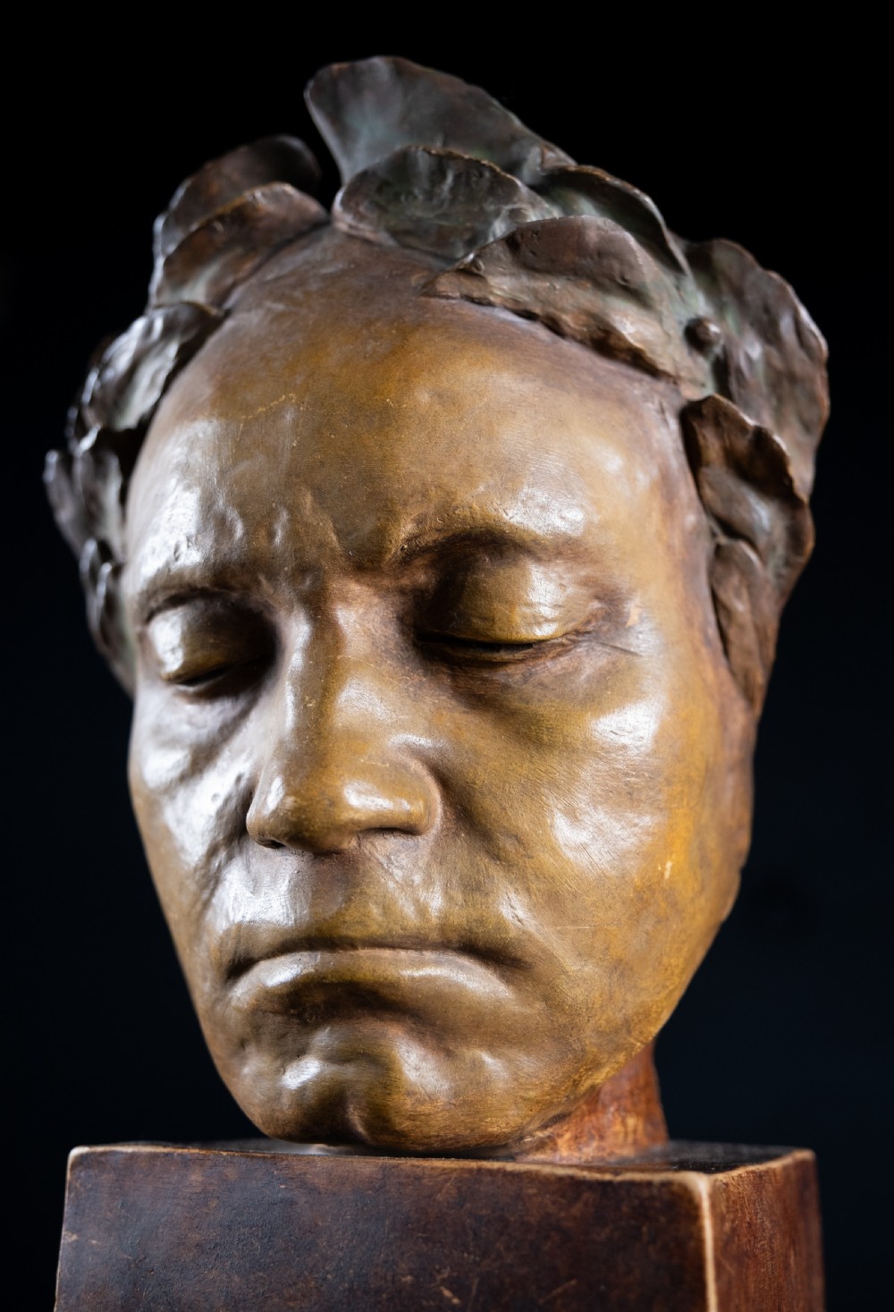 Friedrich Goldschieder Bust Of Ludvig Van Beethoven After Franz Klein (1779-1840) View VI