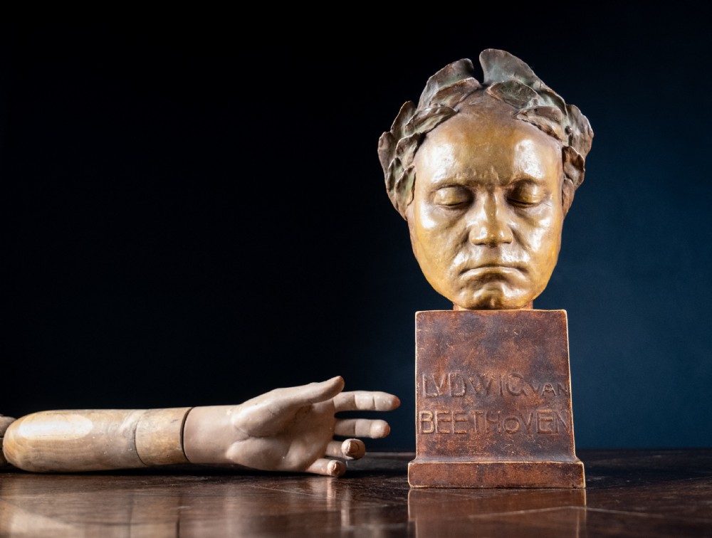Friedrich Goldschieder Bust Of Ludvig Van Beethoven After Franz Klein (1779-1840) View X