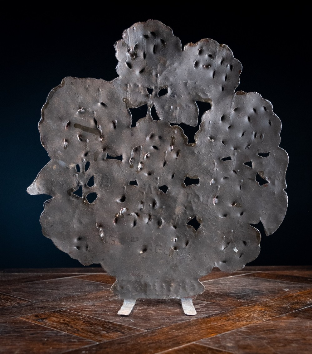 Early 20th Century Hydrangea Toleware Dummy Board View VII