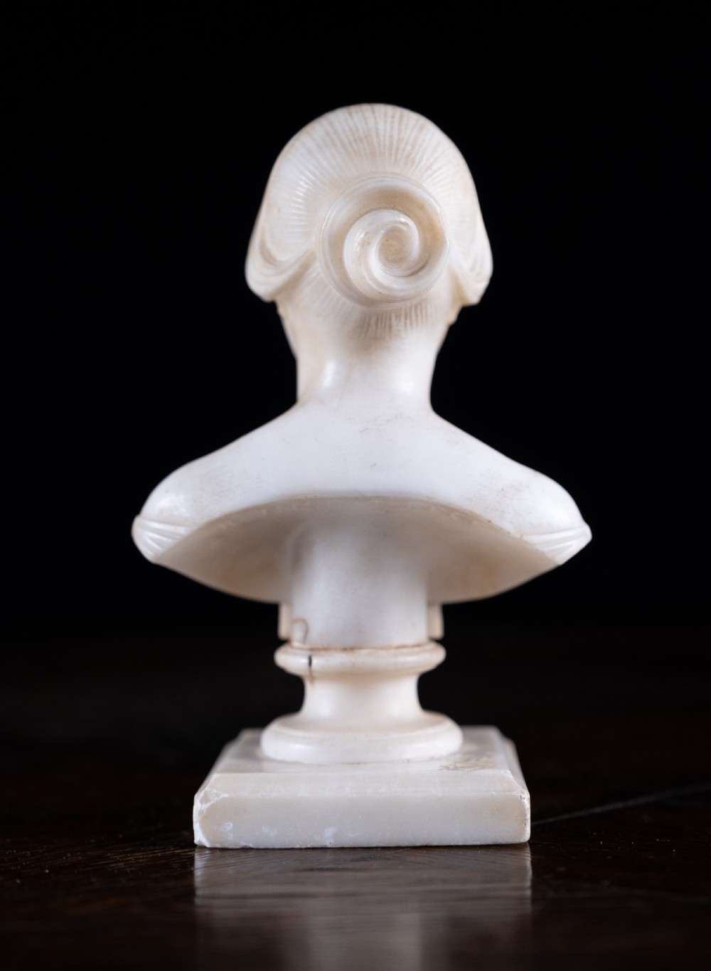 Diminutive 'Marble Bust Of Louisa', Dated 1848 View VI