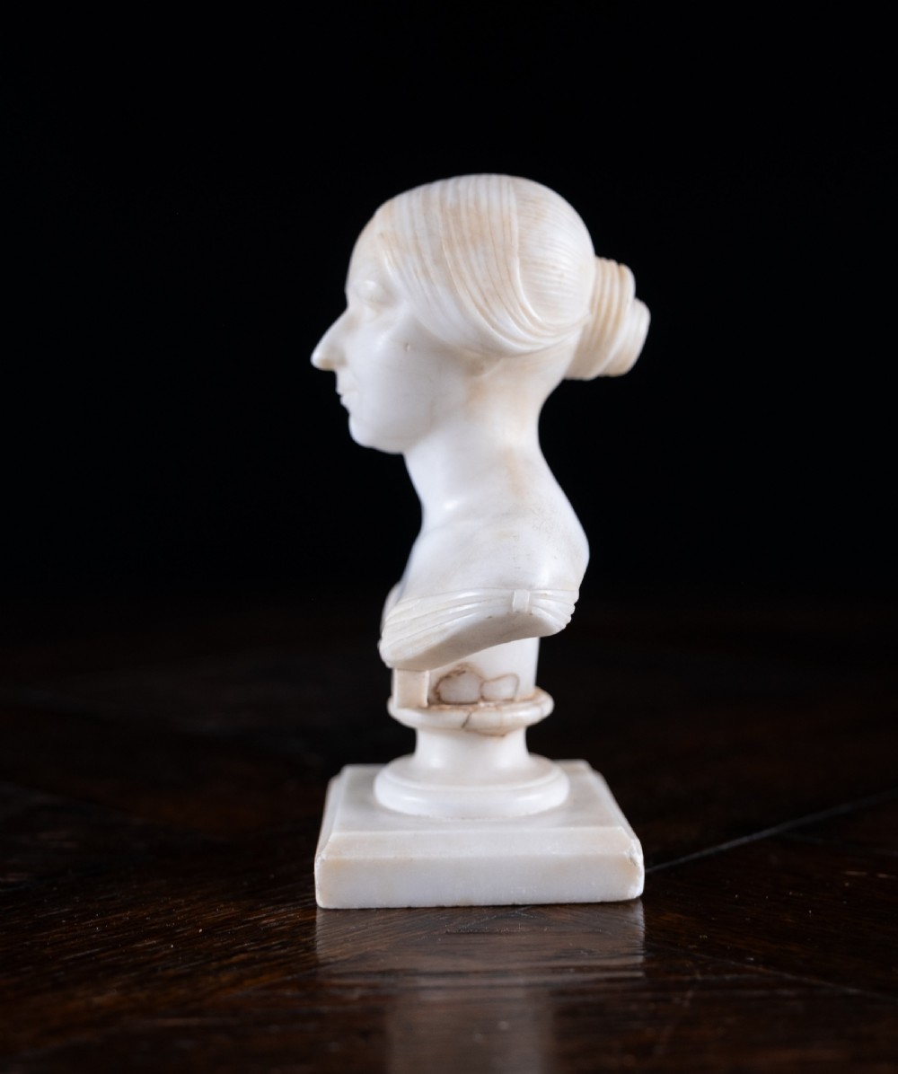 Diminutive 'Marble Bust Of Louisa', Dated 1848 View VII