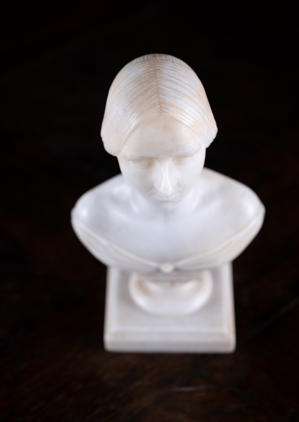 Diminutive 'Marble Bust Of Louisa', Dated 1848 View X