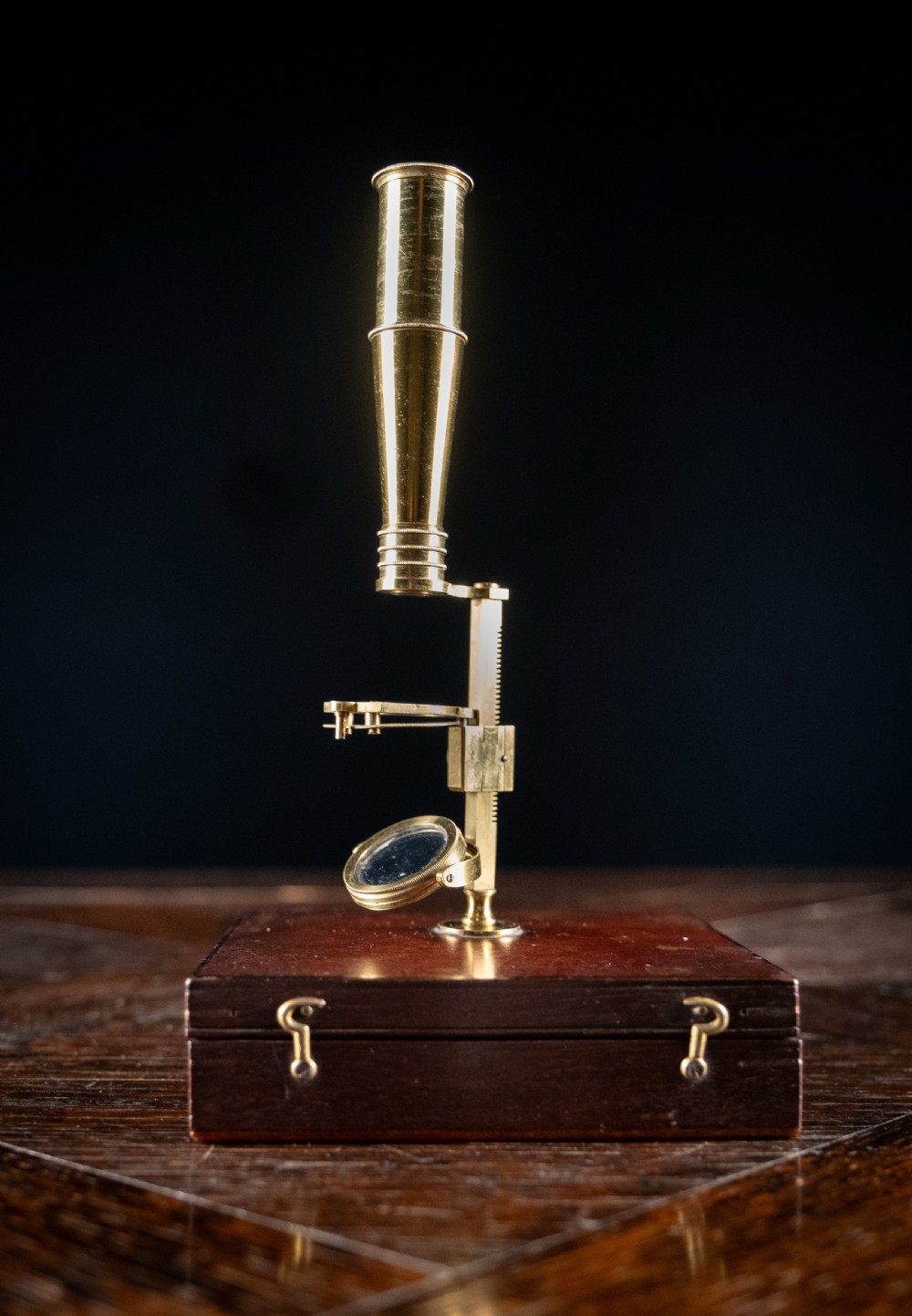 'Cary-Gould Type' Brass Pocket Microscope, London, c.1830