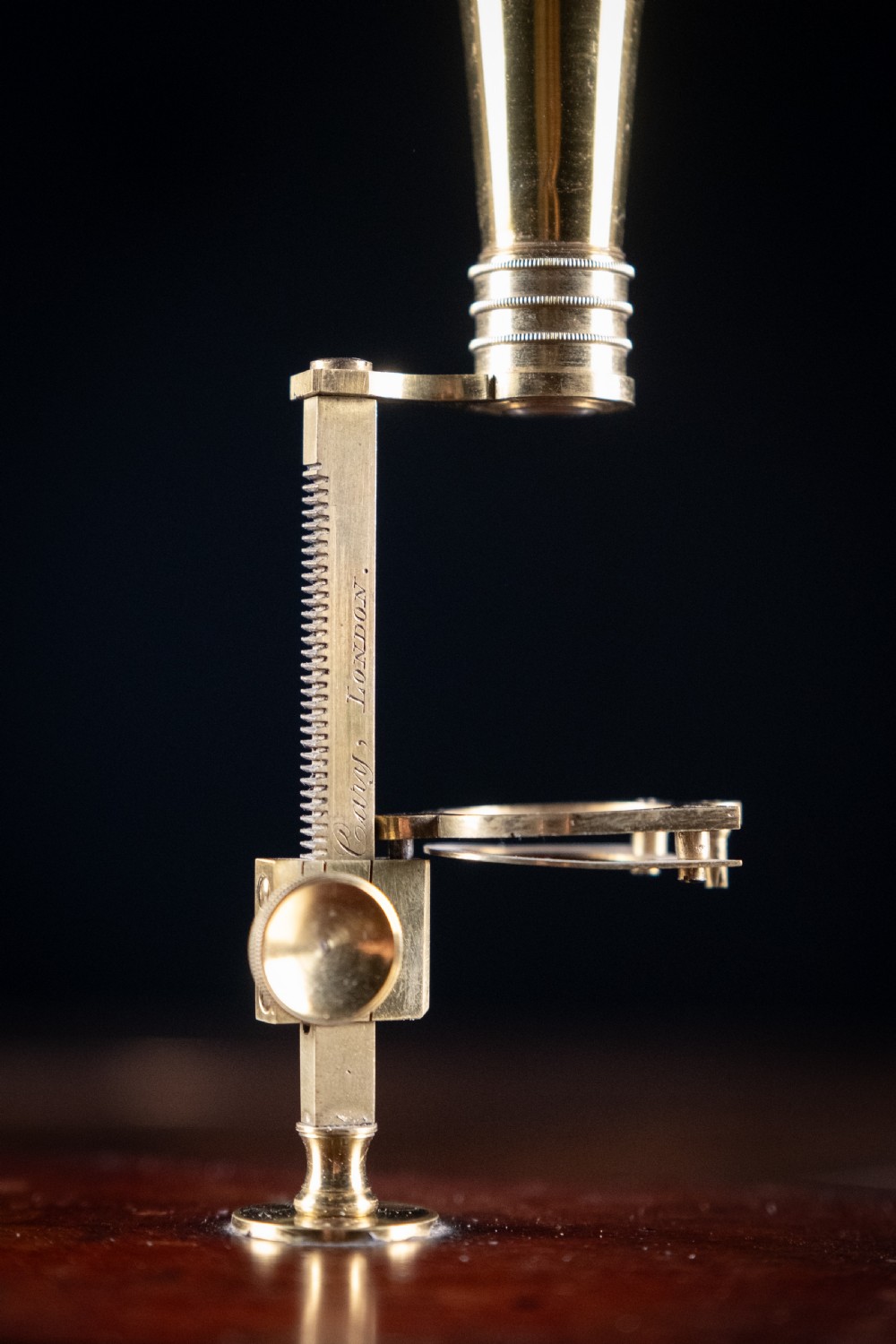 'Cary-Gould Type' Brass Pocket Microscope, London, c.1830 View II