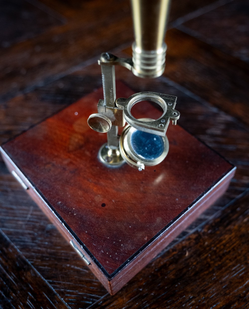 'Cary-Gould Type' Brass Pocket Microscope, London, c.1830 View IV