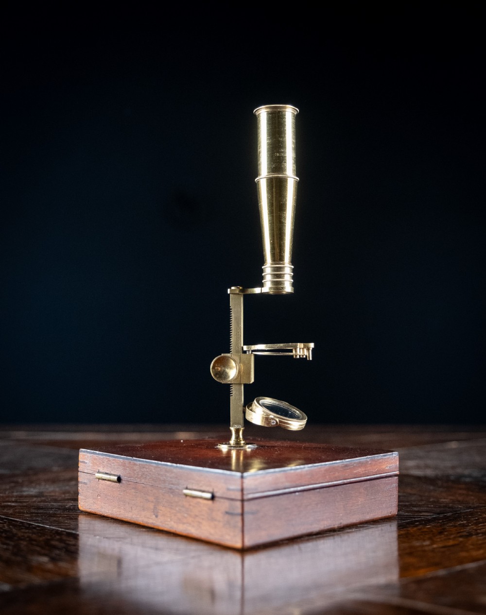 'Cary-Gould Type' Brass Pocket Microscope, London, c.1830 View V