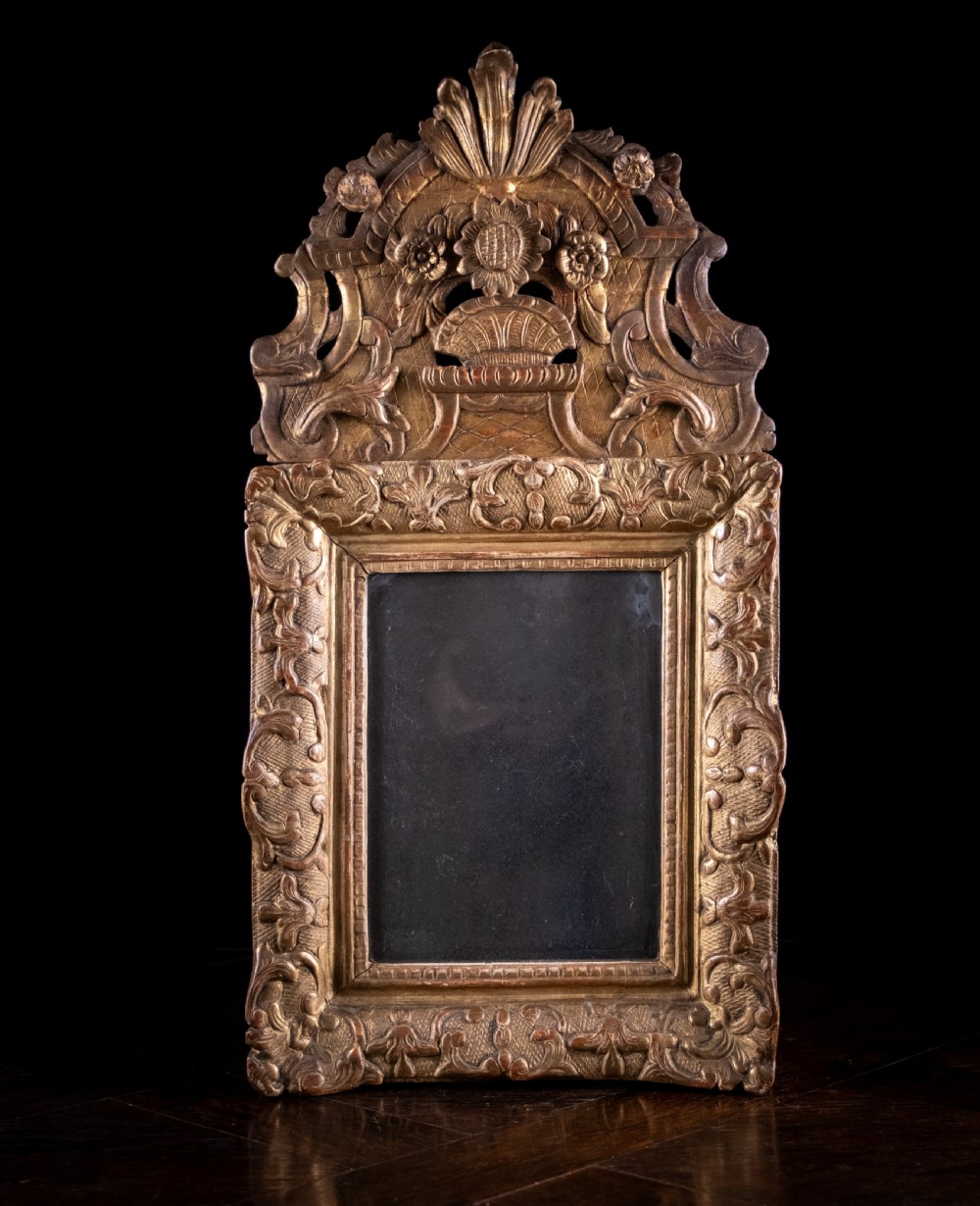 18th Century Louis XV Giltwood Mirror, c.1750 View II