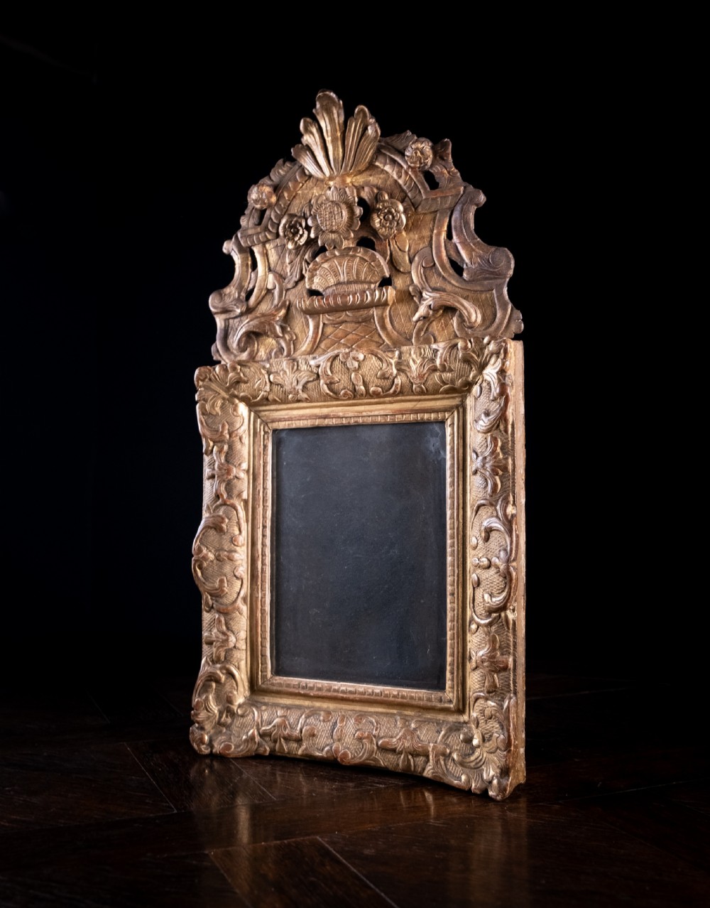 18th Century Louis XV Giltwood Mirror, c.1750 View VI