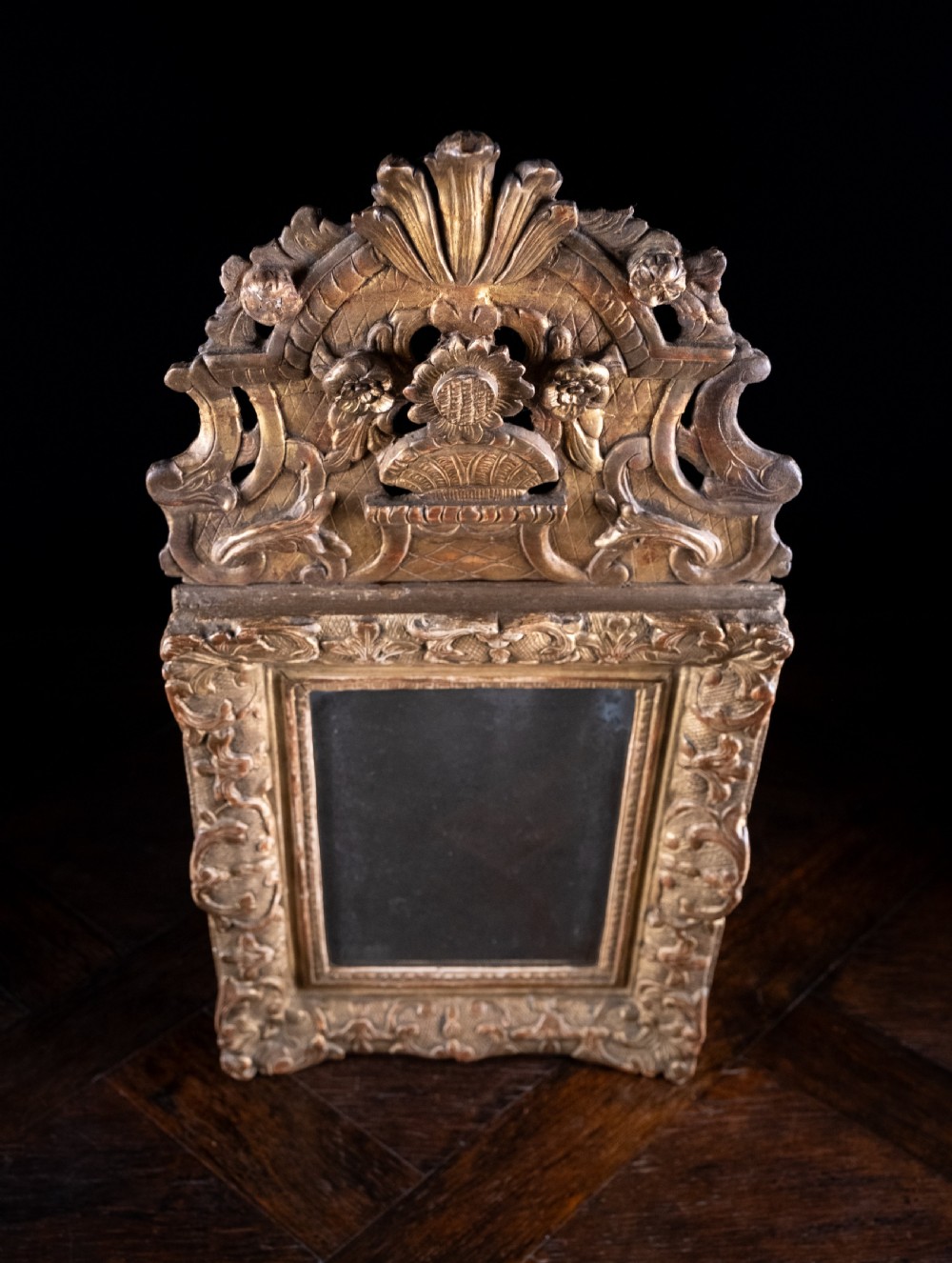 18th Century Louis XV Giltwood Mirror, c.1750 View IX