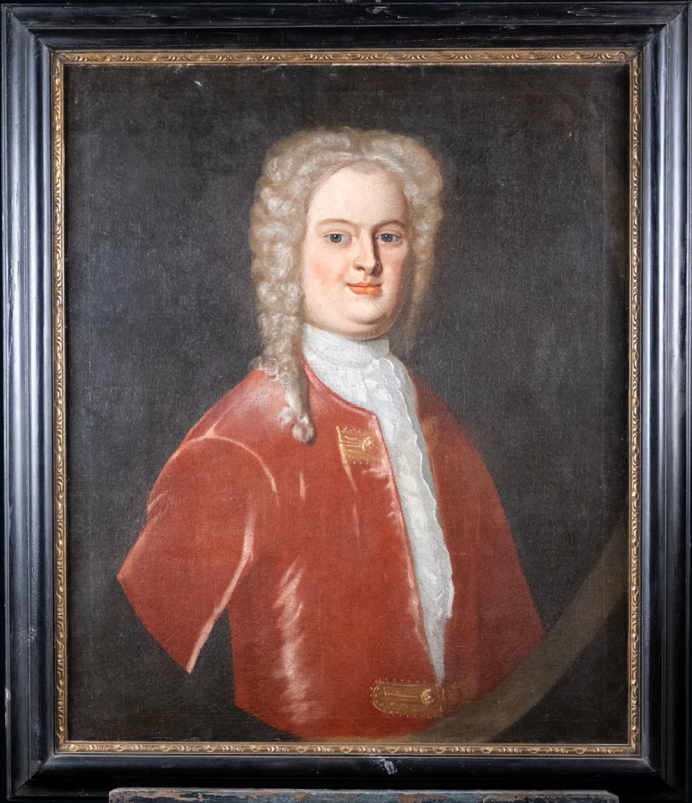 18th Century Portrait Of A Nobleman. Irish School.
