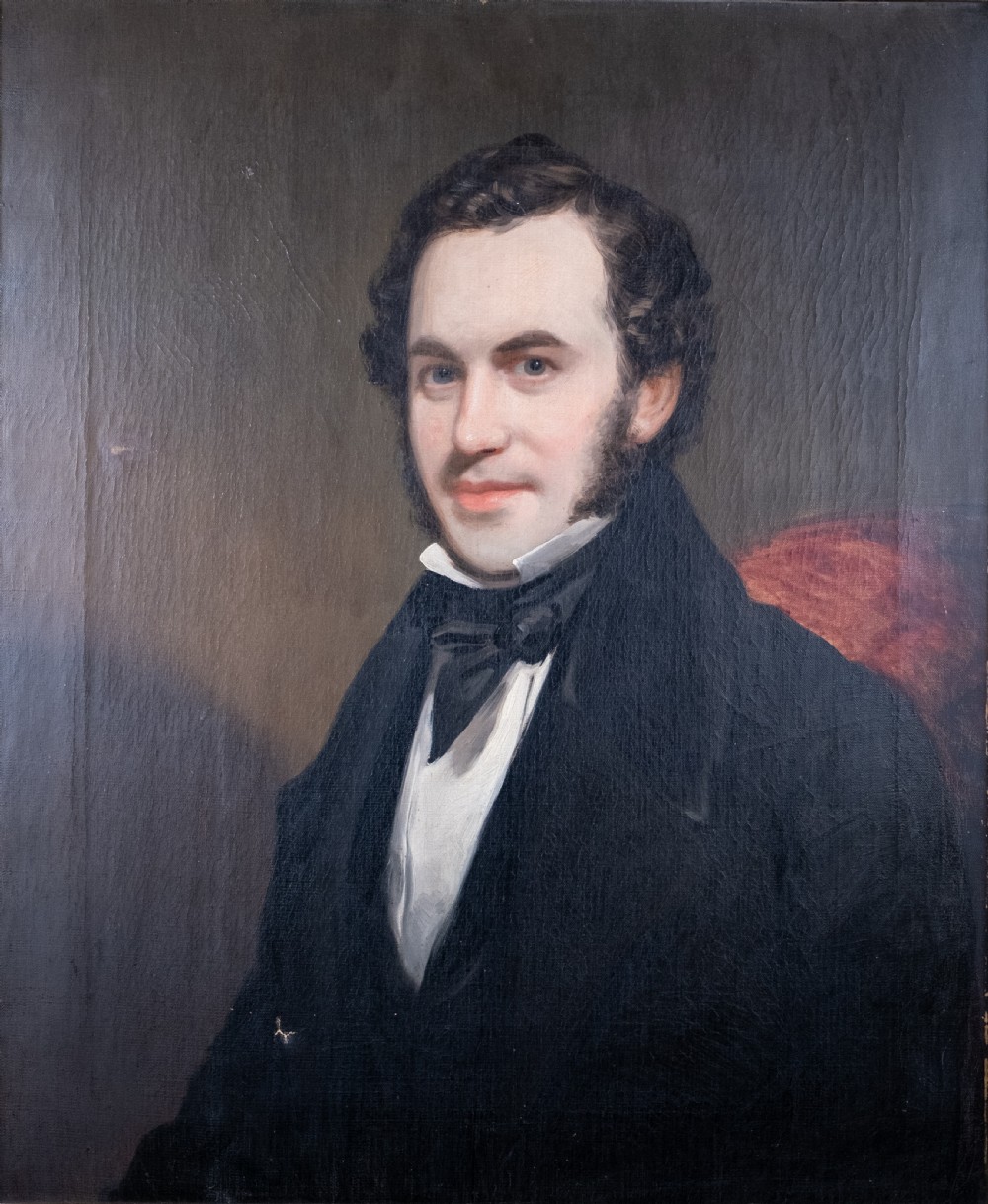 Large Portrait of William Brown, c.1840. Oil on Canvas. View II