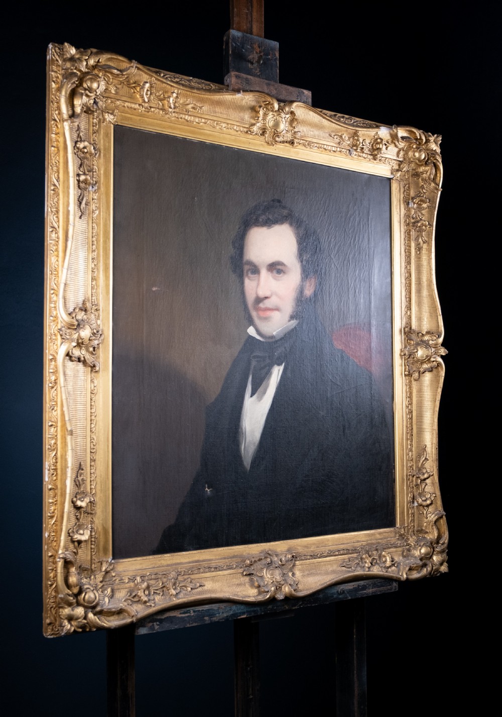 Large Portrait of William Brown, c.1840. Oil on Canvas. View X