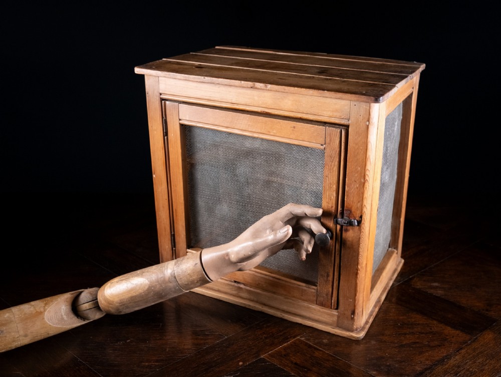 19th Century Pine Food Safe View IX