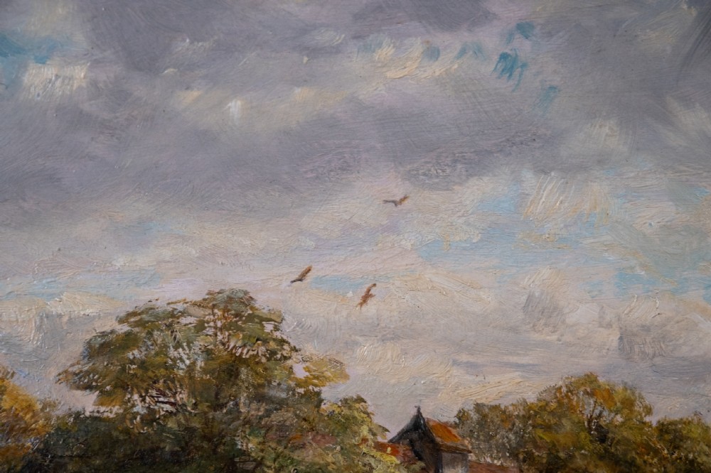 Charles James Lewis (1830-1892) - A Surrey Landscape (Witley). Oil on Canvas.  View III