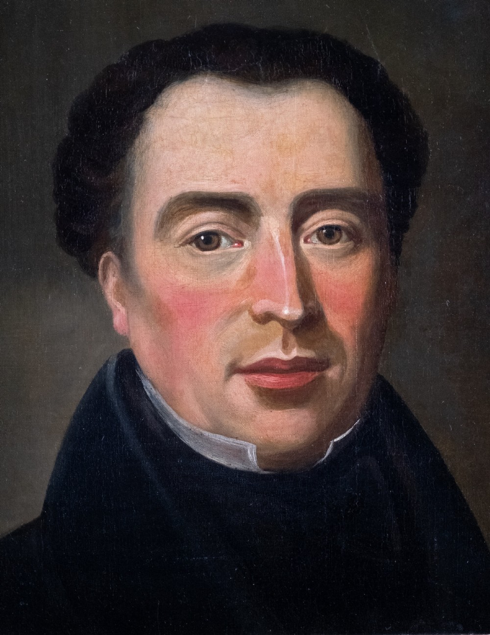 19th Century Portrait Of A Gentleman. Oil On Canvas.  View III