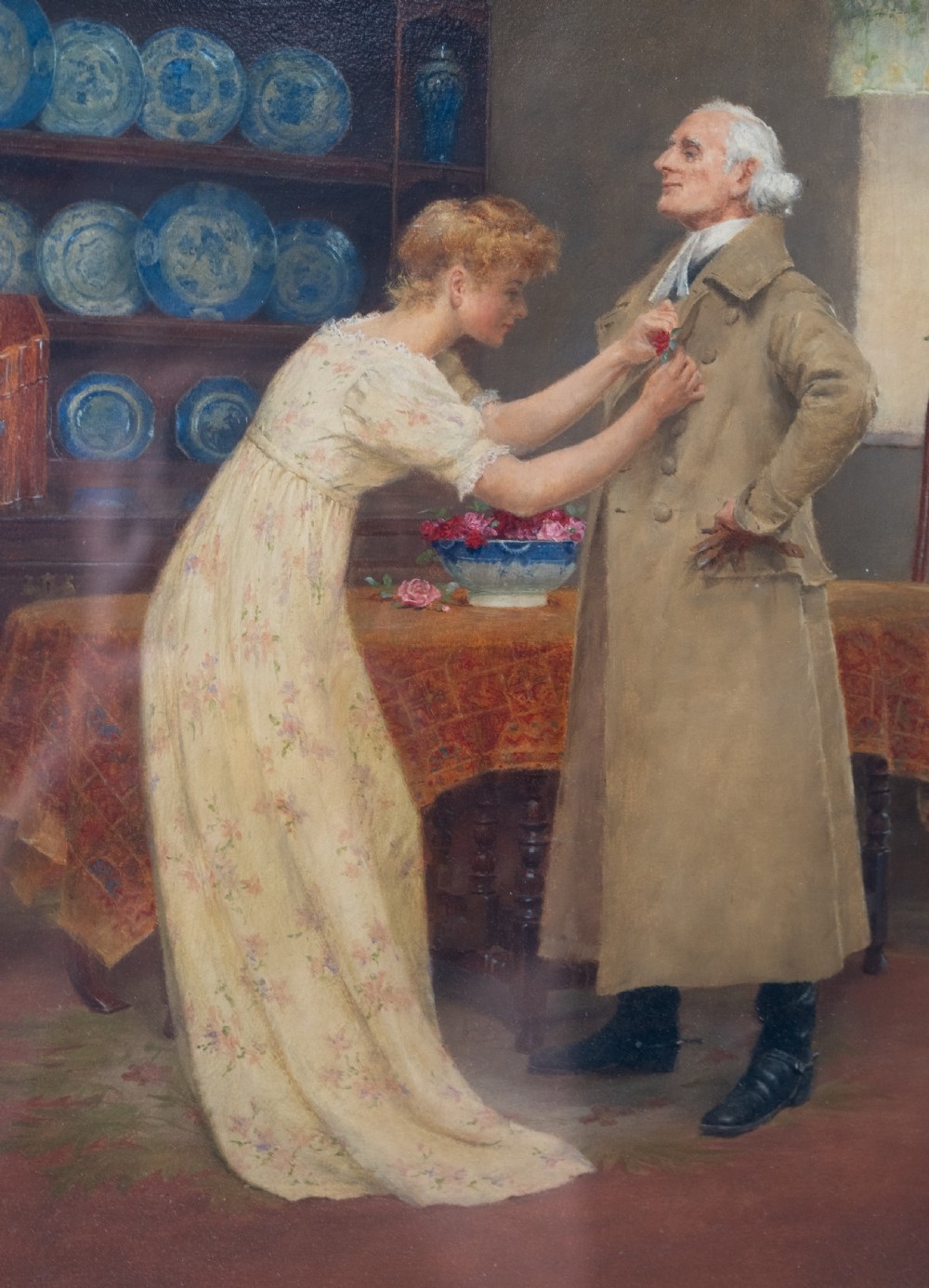 John Arthur Lomax (1857-1923) - 'His Only Rival'. Oil on Board. View IV