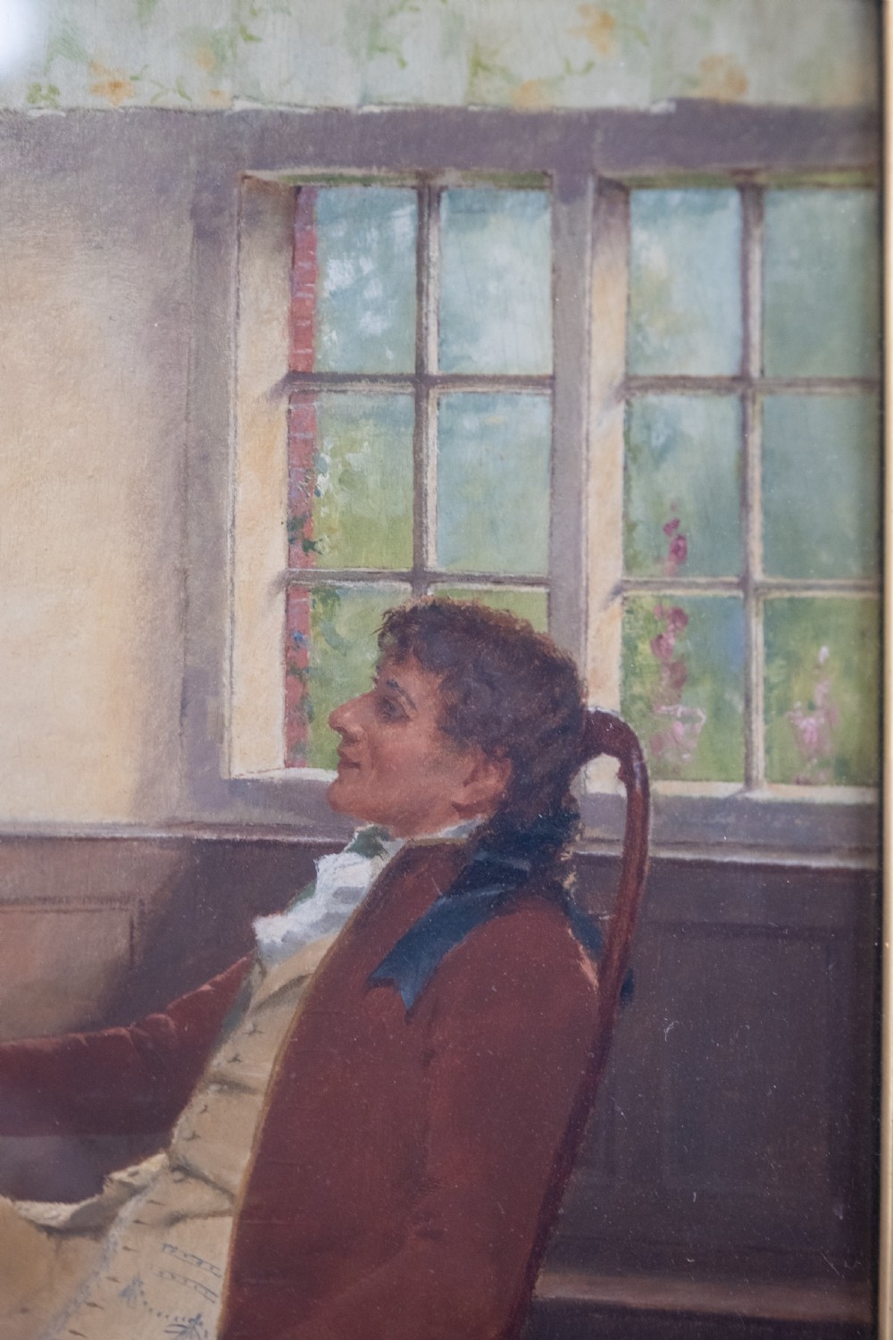 John Arthur Lomax (1857-1923) - 'His Only Rival'. Oil on Board. View V