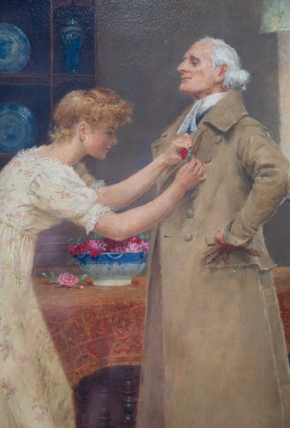 John Arthur Lomax (1857-1923) - 'His Only Rival'. Oil on Board. View VI