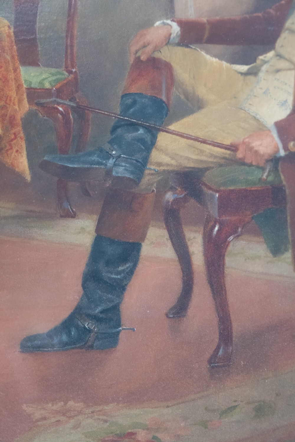 John Arthur Lomax (1857-1923) - 'His Only Rival'. Oil on Board. View X
