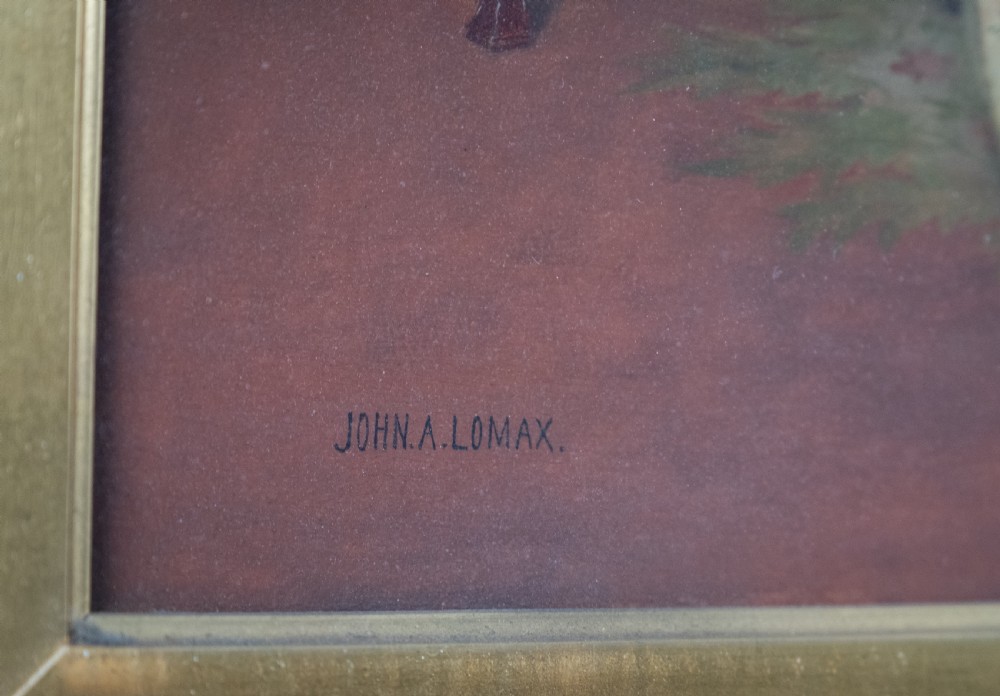 John Arthur Lomax (1857-1923) - 'His Only Rival'. Oil on Board. View XI