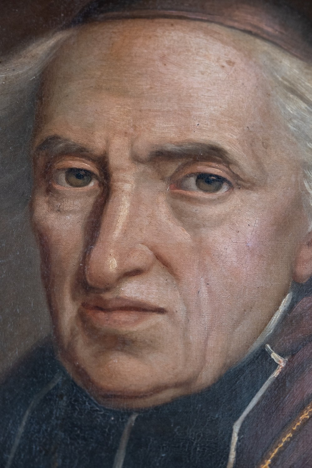 Portrait of Louis Joseph d'Humieres, Roman Catholic Archbishop (1753 - 1834). Oil on Canvas. View III