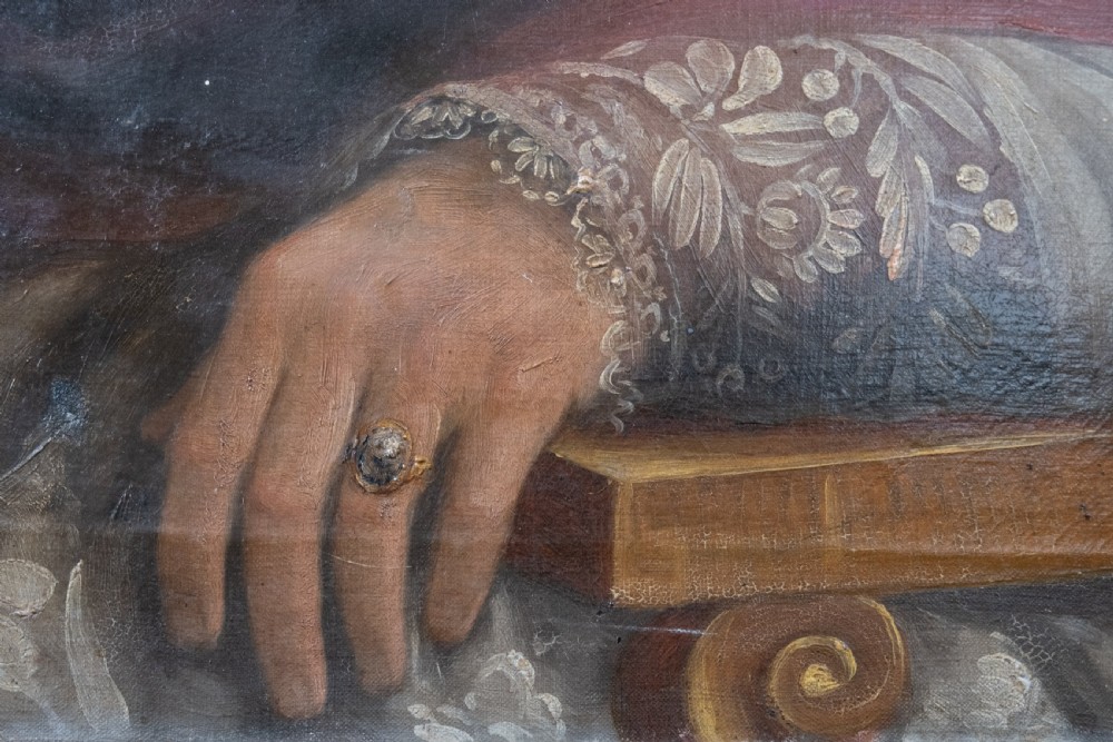 Portrait of Louis Joseph d'Humieres, Roman Catholic Archbishop (1753 - 1834). Oil on Canvas. View V