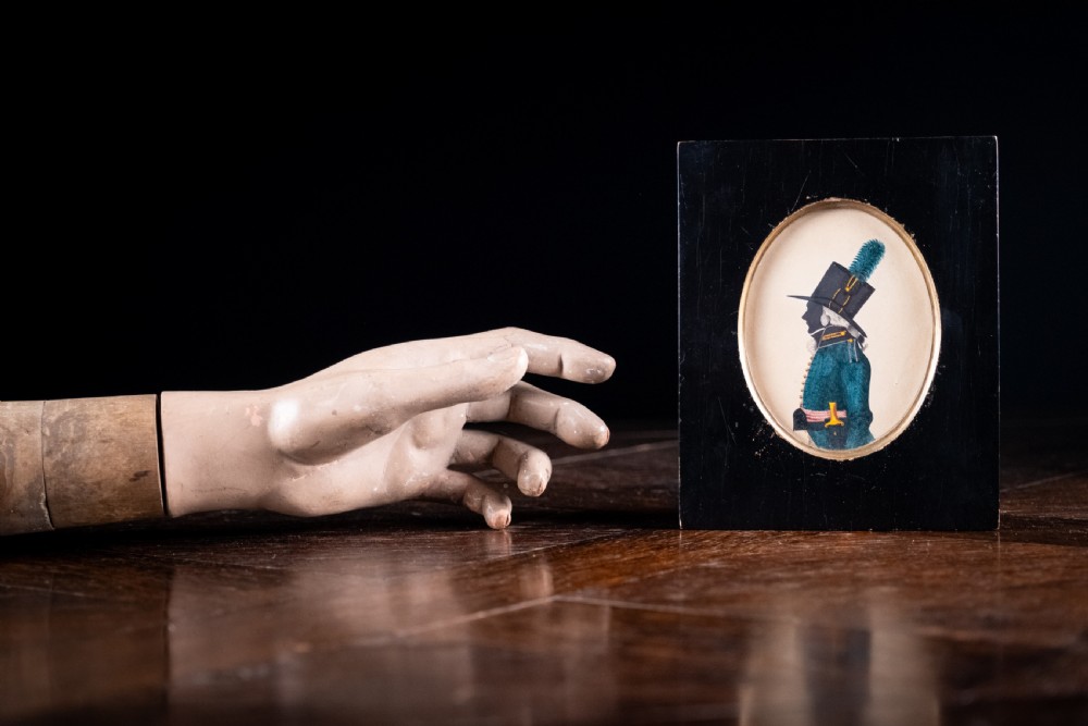 Manner Of John Buncombe (fl.1795-1825) - Silhouette Portrait Of An Officer View VI