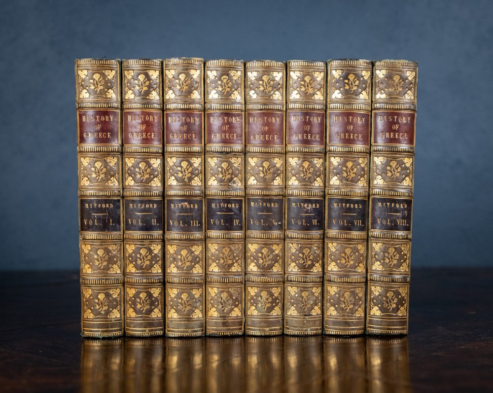 1838 The History Of Greece by William Mitford. Complete in 8 Vols. Book Set.  View II