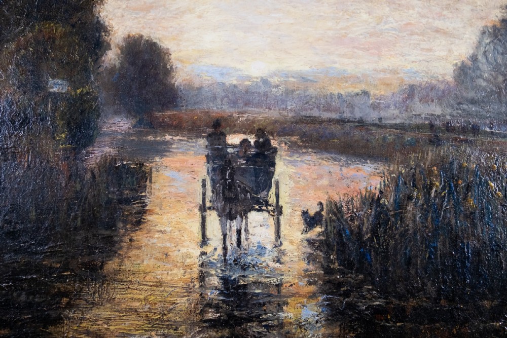 John William Buxton Knight (1843-1908) - 'The Only Way'. Oil On Canvas. View II